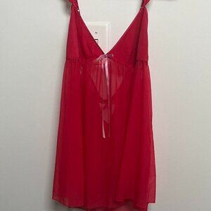 Victoria’s Secret red Angels babydoll top!